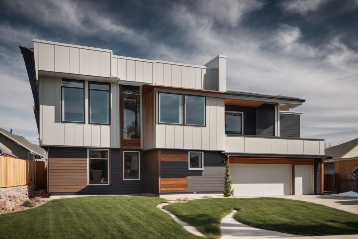 Denver home with LP siding in snow-resistant design